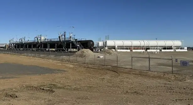 TransTech Energy LPG Terminal in Arbuckle, CA with 90,000 AST tanks with industrial paint by Blackhawk Painting, Inc.